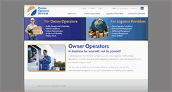 Desktop Screenshot of owneroperatorservices.org